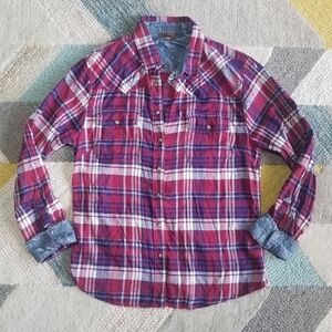 Jachs Girlfriend Plaid Flannel MEDIUM
